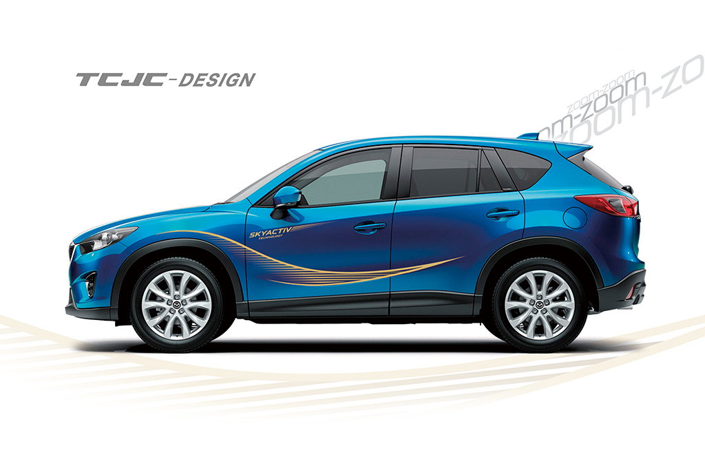 CX-5车身拉花